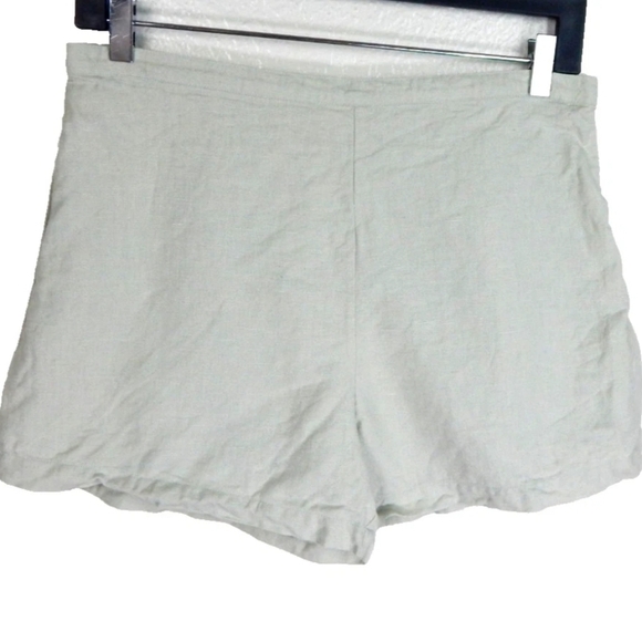 Ali Golden High Rise Linen Blend Shorts - Picture 1 of 3